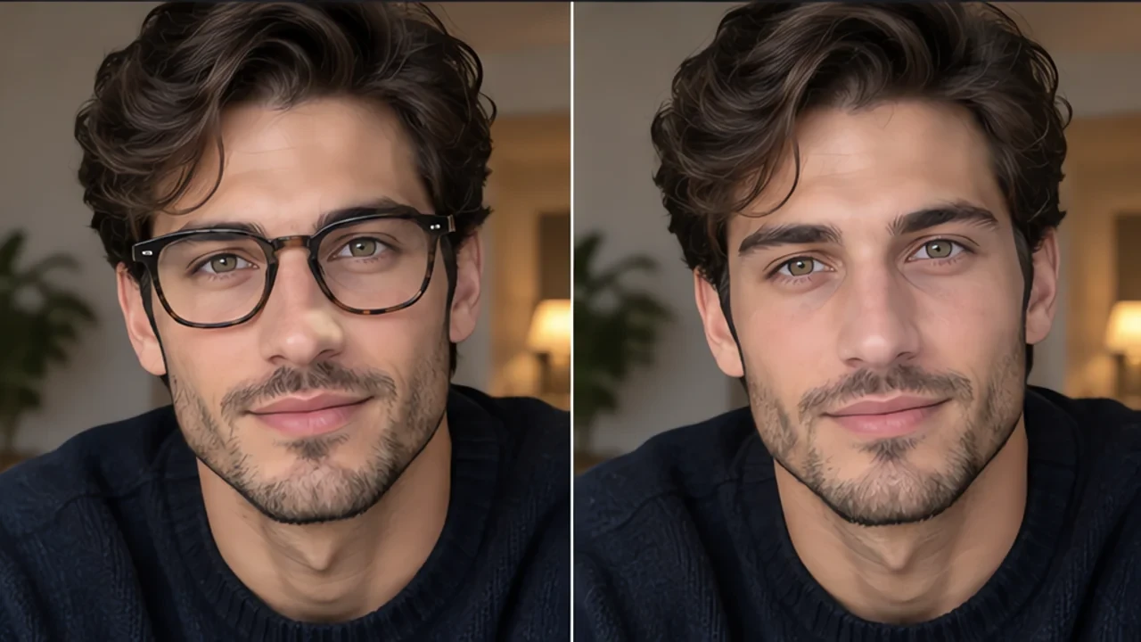 Remove glasses