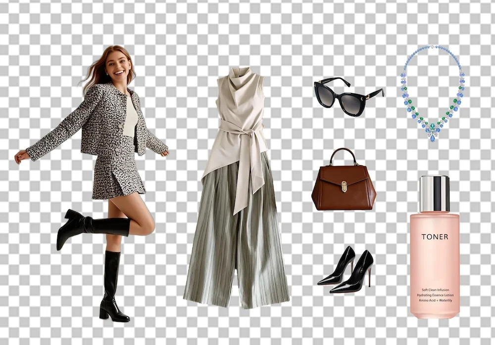 智能抠图技术，精准分离主体背景 - 抠图后