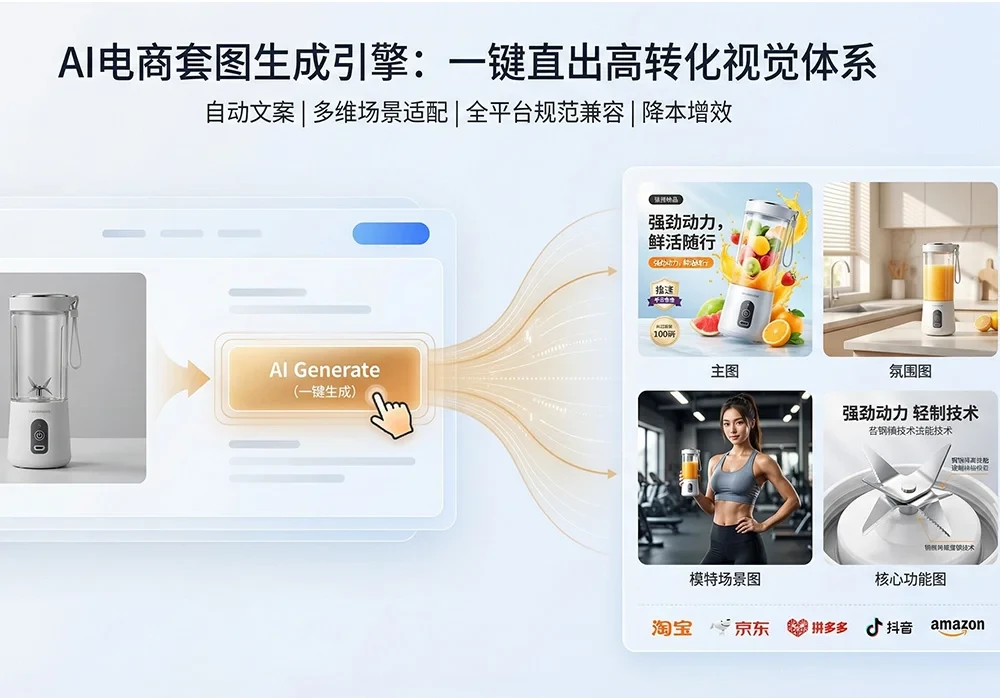AI电商套图生成