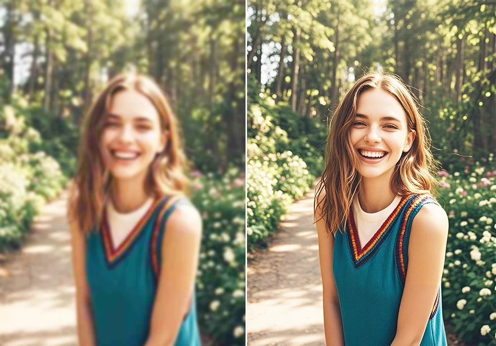 图像增强放大，模糊变清晰