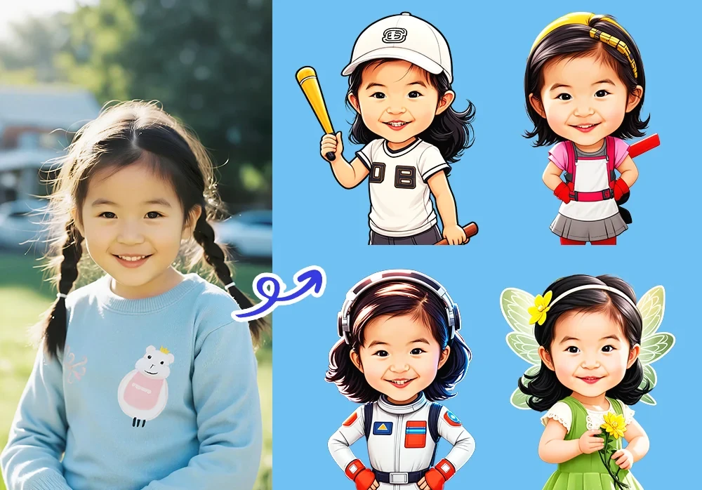 素材-脸部矫正（处理脸部相拟度，色差等脸部问题） photo-to-cartoon-scenes1_1763221890957_cmp@1000x698.webp