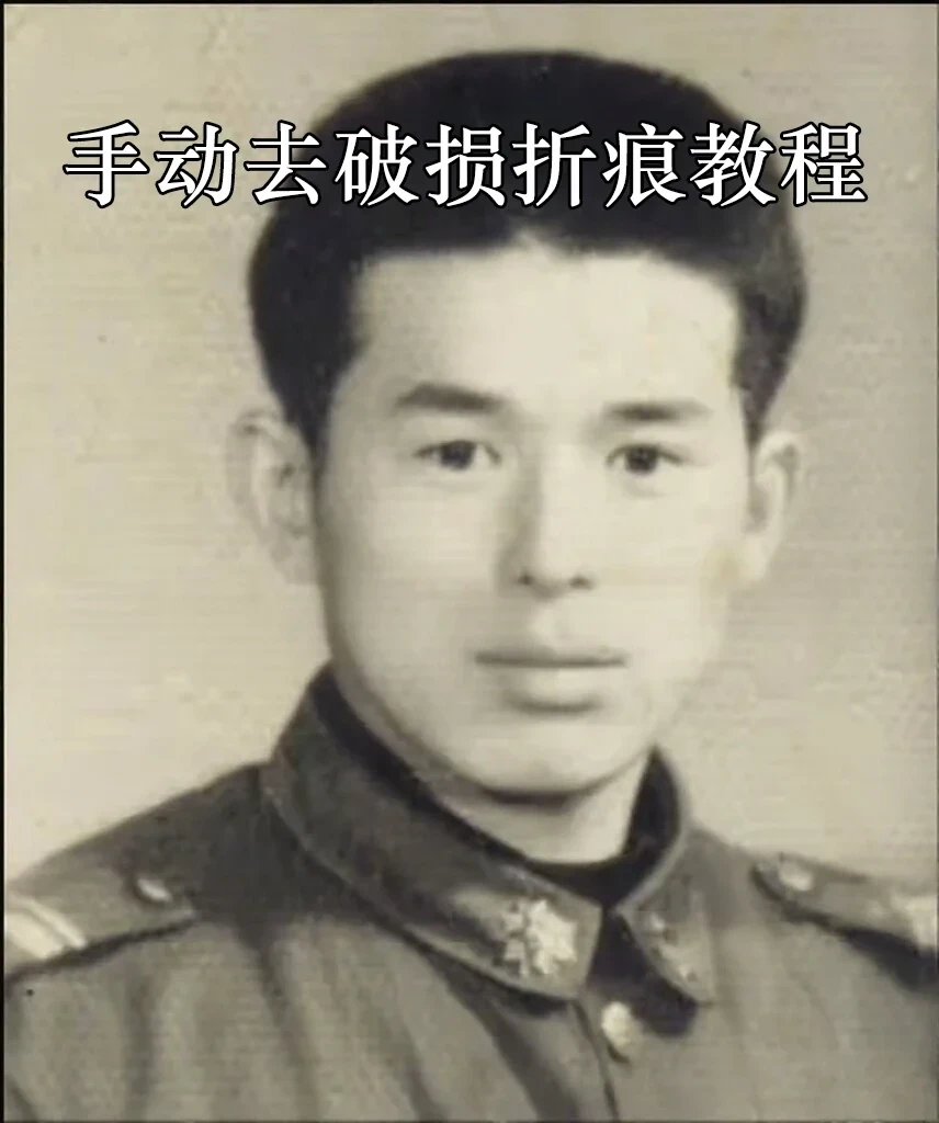 AI傷・折れ目・透かし除去 - 元画像